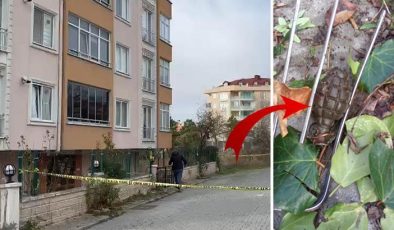 Büyükçekmece’de el bombası alarmı! Binanın önünde bulundu