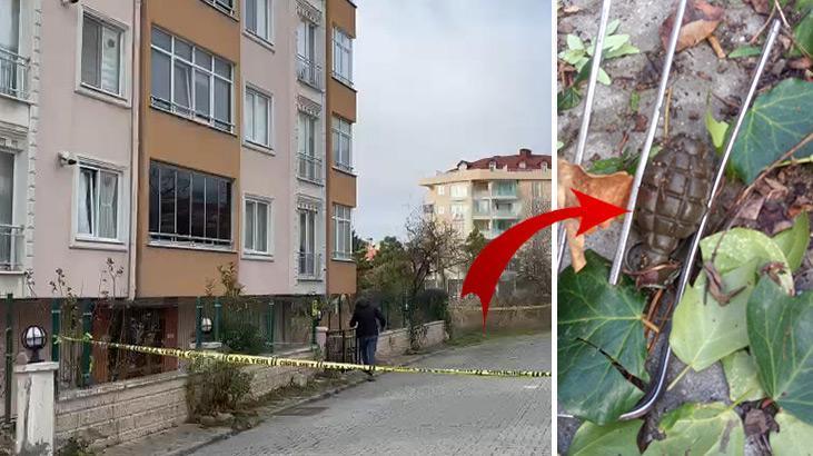 Büyükçekmece’de el bombası alarmı! Binanın önünde bulundu