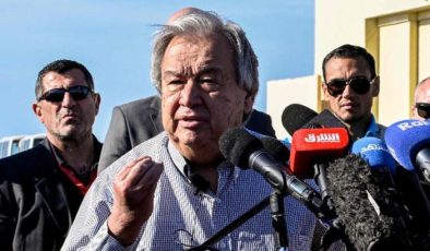 Guterres Refah Sınır Kapısı’na gitti! ‘Silahları susturmanın zamanı geldi’