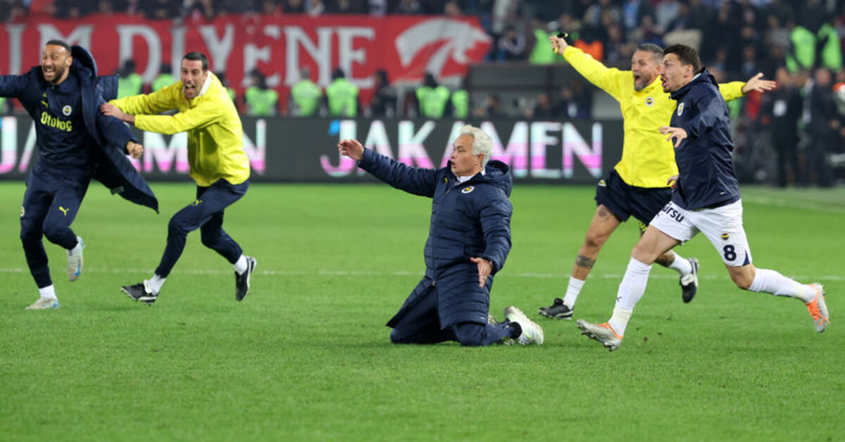 Fenerbahçe 90+12’de kazandı: Jose Mourinho’dan büyük sevinç!