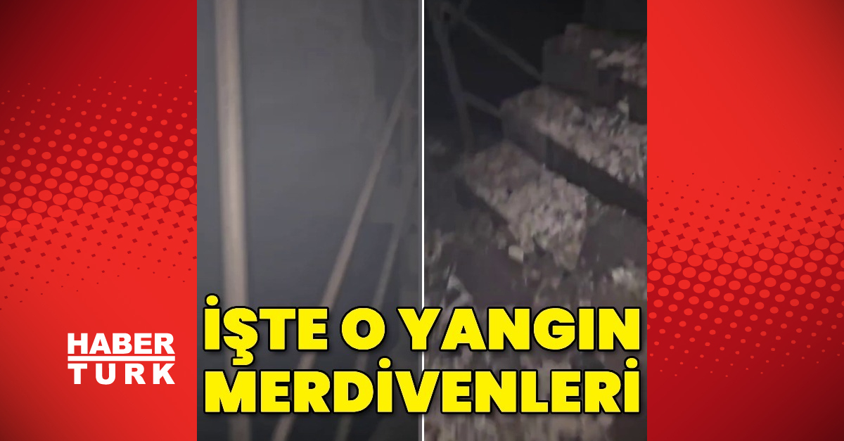 Bolu’da yangın faciasının yaşandığı Grand Kartal Oteli’nin yangın merdivenleri görüntülendi