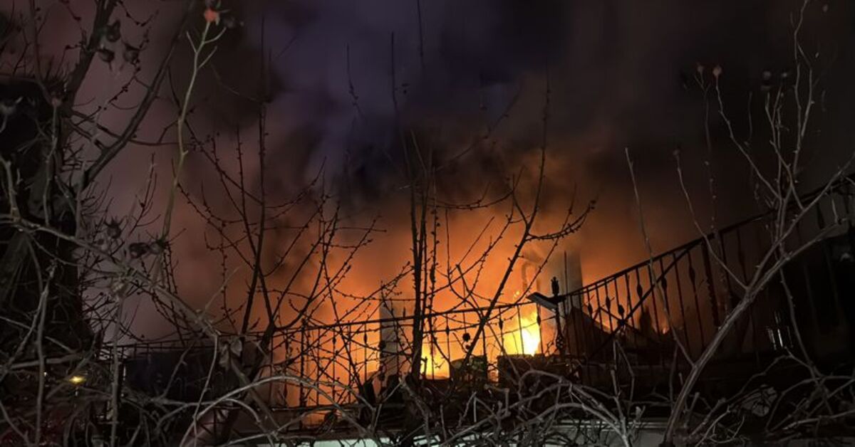 Kütahya’da villada alevler yükseldi