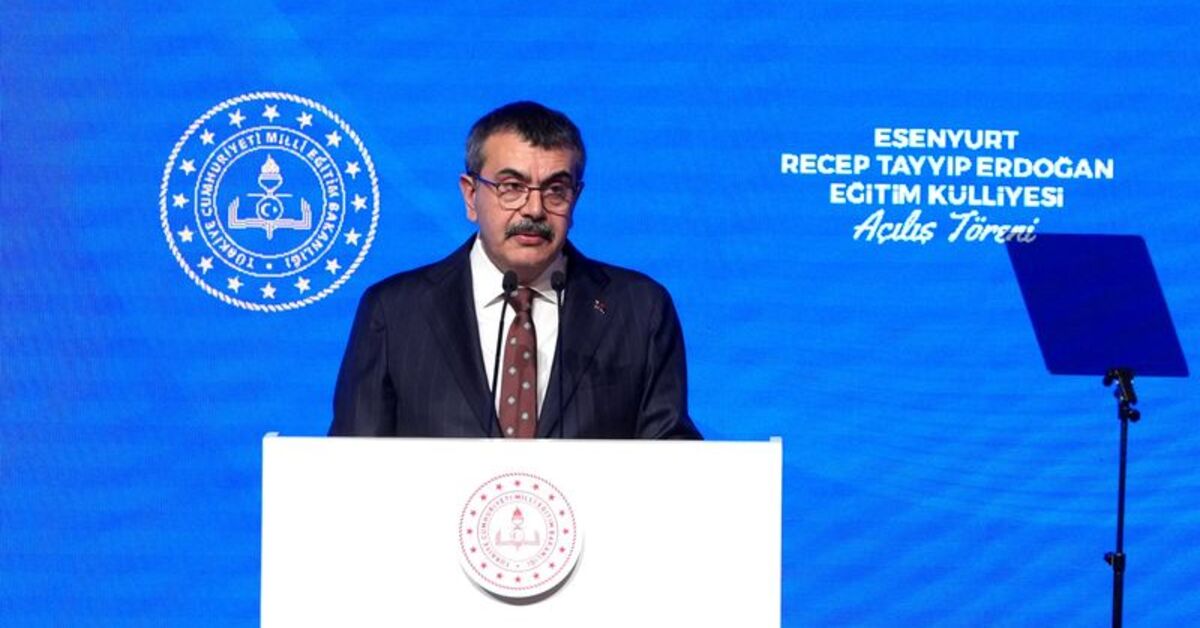 Milli Eğitim Bakanı Yusuf Tekin’den açıklamalar