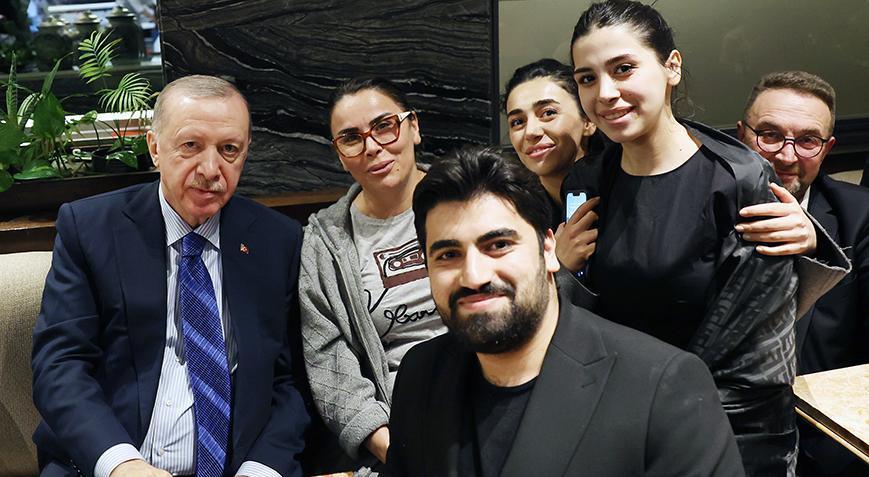Cumhurbaşkanı Erdoğan vatandaşlarla sohbet etti